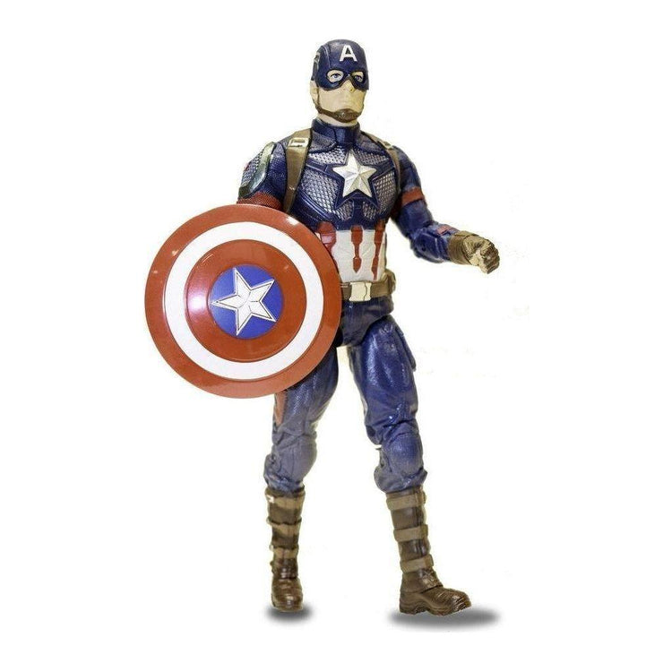 Dim Gray Captian America Super Hero - Premium Avenger Action Figure Toyzoona captian-america-super-hero-toyzoona-3.jpg Action Toys