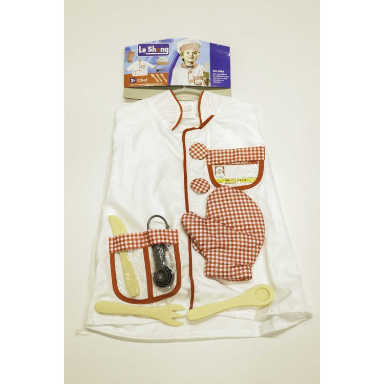 Light Gray Chef Costume for Little Kitchen Stars Toyzoona chef-costume-toyzoona-1.jpg Costume, Dress Up and Apparel