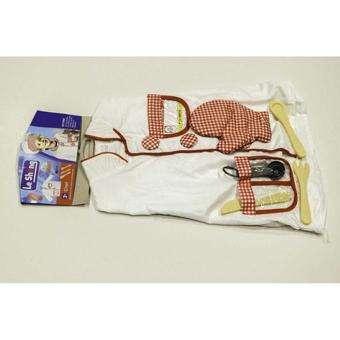 Light Gray Chef Costume for Little Kitchen Stars Toyzoona chef-costume-toyzoona-1.jpg Costume, Dress Up and Apparel