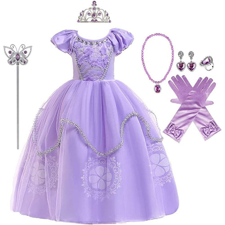Light Steel Blue Cinderella Dress for Magical Dress Up Toyzoona cinderella-dress-toyzoona-1.jpg Costume, Dress Up and Apparel