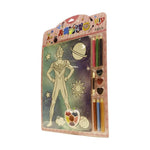 Rosy Brown Colour Book With Paints Toyzoona colour-book-with-paints-toyzoona-3.jpg Stationary, Arts and Crafts