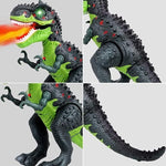 Light Gray Dinosaur With Fog And Motion - Smoke-Breathing Moving Dino Toyzoona dinosaur-with-fog-and-motion-toyzoona-2.jpg Action Toys