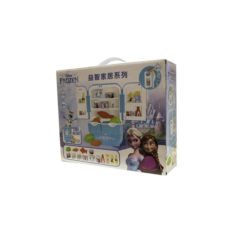 Slate Gray Disney Frozen Fridge - Pretend Kitchen Toy for Girls and Frozen Fans Toyzoona disney-frozen-fridge-toyzoona-2.jpg Dolls and Playsets