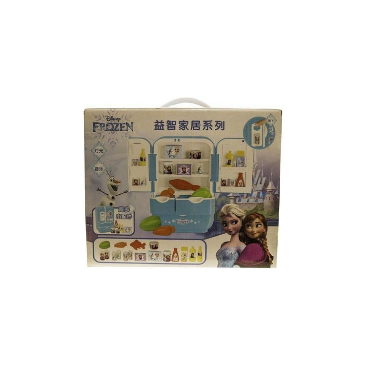 Dim Gray Disney Frozen Fridge - Pretend Kitchen Toy for Girls and Frozen Fans Toyzoona disney-frozen-fridge-toyzoona-3.jpg Dolls and Playsets