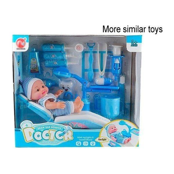 Steel Blue Imaginative Healing Starts with the Doctor Playset A166514 Toyzoona doctor-playset-a166514-toyzoona-1.jpg Pretend Play and Play Sets
