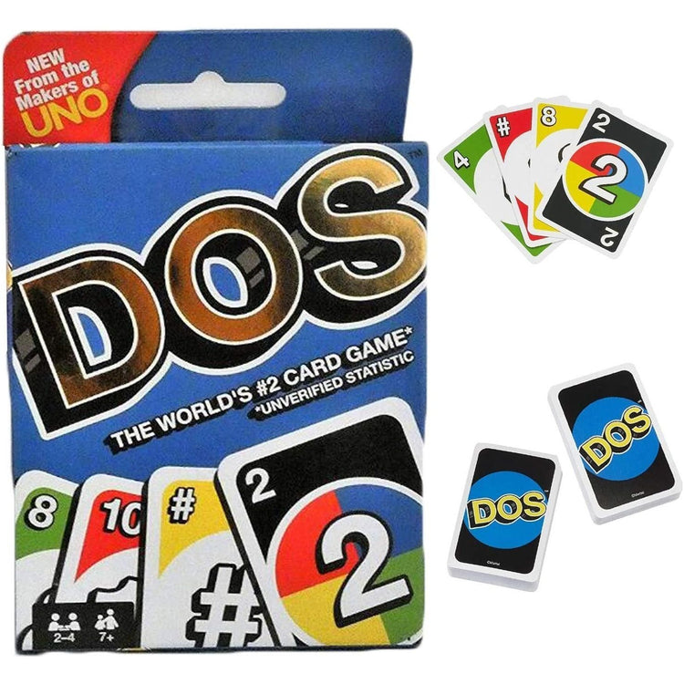 Dark Slate Gray Dos Card Game Toyzoona dos-card-game-toyzoona-1.jpg Games and Puzzles