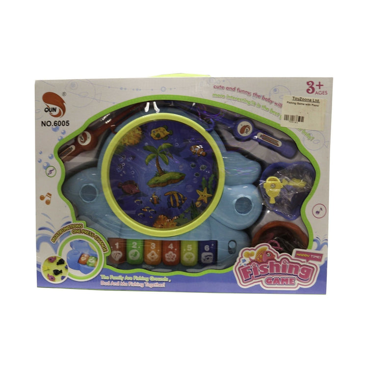 Dark Slate Gray Catch the Music with Fishing Game With Piano Toy Toyzoona fishing-game-with-piano-toyzoona-1.jpg Pretend Play and Play Sets