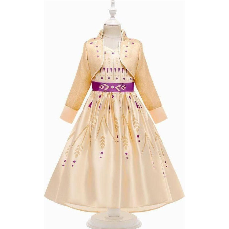 Wheat Frozen 2 Anna Dress - Princess Costume for Girls Dress-Up Time Toyzoona frozen-2-anna-dress-toyzoona.jpg Costume, Dress Up and Apparel