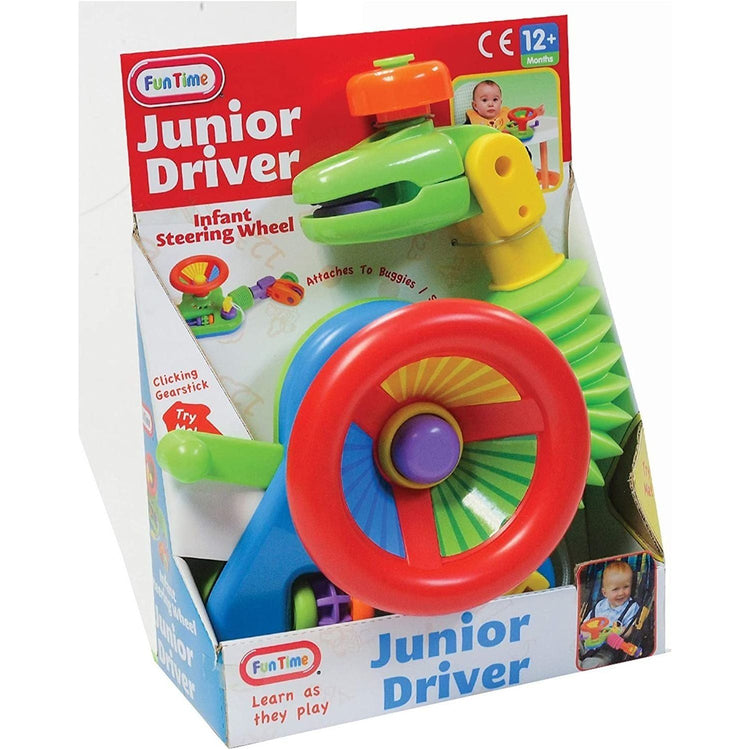 Light Gray Fun Time Junior Driver Toyzoona fun-time-junior-driver-toyzoona.jpg Infant Toys