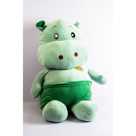 Light Gray Hippo Soft Toy 80 cm - Gigantic Cuddle Buddy Toyzoona hippo-soft-toy-80-cm-toyzoona.jpg Plush
