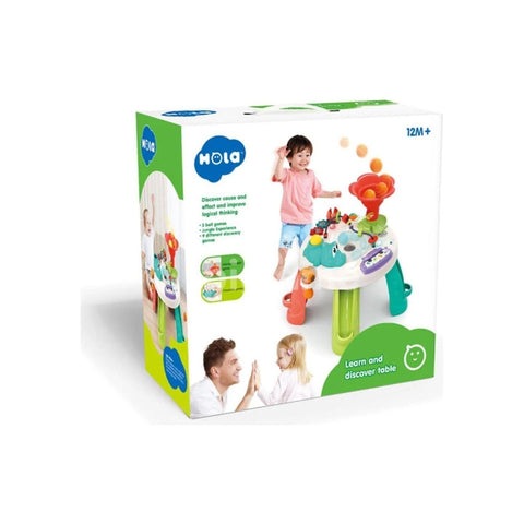 Sea Green Hola Learn and Discover Table E8999 - Smart Activity Table for Toddlers TOYZOONA LIMITED hola-learn-and-discover-table-e8999-toyzoona-1.jpg Infant Toys