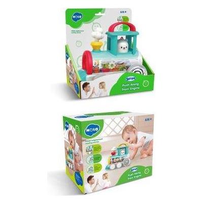 Light Gray Hola Push Along Train Engine E7995A - Fun On Wheels for Kids TOYZOONA LIMITED hola-push-along-train-engine-e7995a-toyzoona-1.jpg Infant Toys