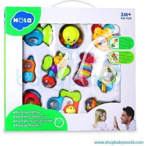Medium Sea Green Hola Rocking Rattles 393A Toyzoona hola-rocking-rattles-393a-toyzoona-1.jpg Infant Toys