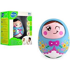 Light Gray Hola Tumbler Doll 979 - Rolling and Wobbling Toy for Babies and Toddlers Toyzoona hola-tumbler-doll-979-toyzoona-1.jpg Infant Toys