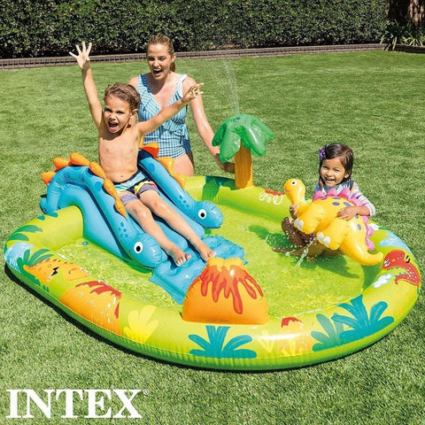 Olive Drab Intex Little Dino Play Center Multicolor for Splashy Summer Fun PEEKABOO EXPERIENCE STORE intex-little-dino-play-center-multicolor-toyzoona-1.jpg Sports Toys & Outdoor Play