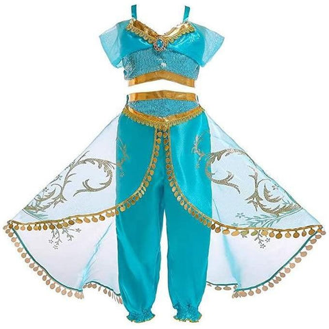Light Sea Green Jasmine Dress for Fairytale Princess Moments Toyzoona jasmine-dress-toyzoona-1.jpg Costume, Dress Up and Apparel