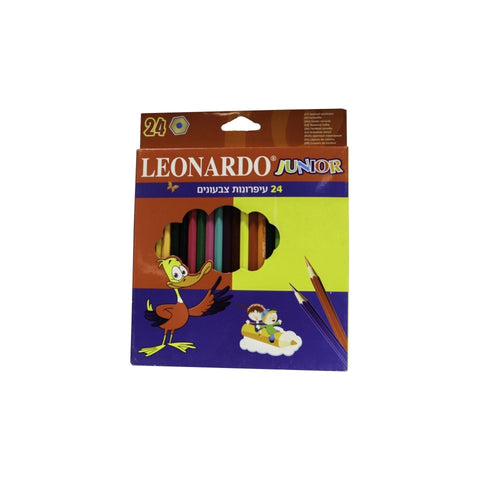 Dark Slate Gray Leonard Junior 24Pcs Colour Pencil Toyzoona leonard-junior-24pcs-colour-pencil-toyzoona-1.jpg Stationary, Arts and Crafts