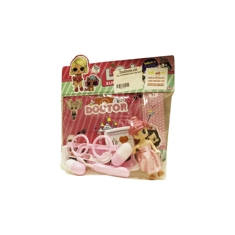 Rosy Brown LOL Surprise Doctor Set for Pretend Check-Ups and Caregiving Play Toyzoona lol-surprise-doctor-set-toyzoona-1.jpg Dolls and Playsets