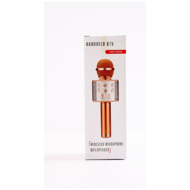 White Smoke Microphone Rose Gold – Stylish Performance for Kids TOYZOONA LIMITED microphone-rose-gold-toyzoona.jpg Musical Instruments