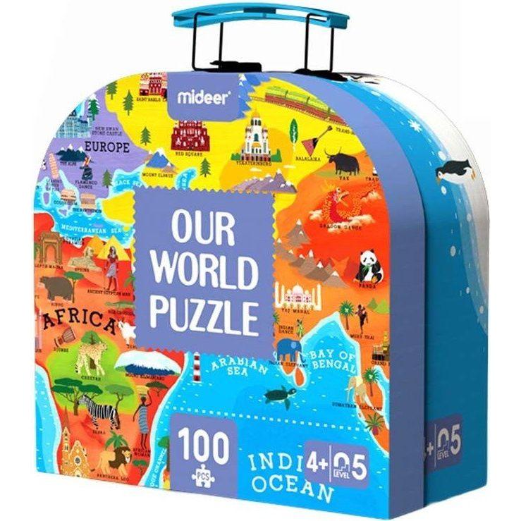 Steel Blue Mideer Our World Floor Puzzle Md3027 – Travel the Globe at Home Toyzoona mideer-our-world-floor-puzzle-md3027-toyzoona.jpg Games and Puzzles
