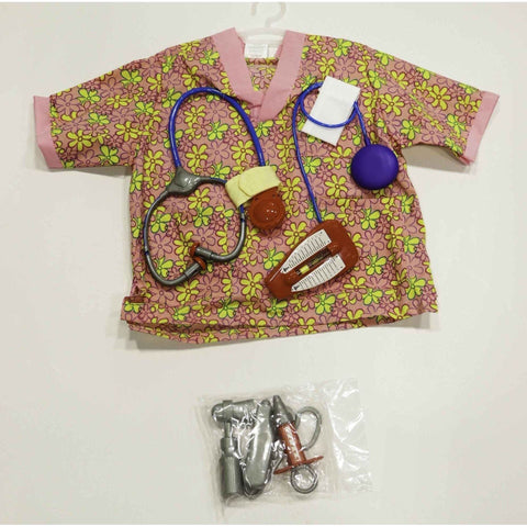 Light Gray Nurse Costume for Kind-Hearted Little Helpers Toyzoona nurse-costume-toyzoona.jpg Costume, Dress Up and Apparel