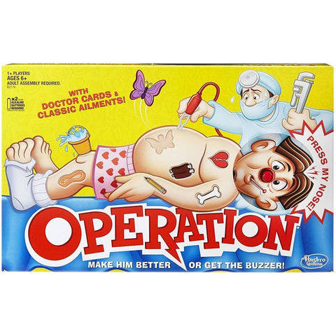 Light Gray Operation Board Game THE DREAM FACTORY operation-board-game-toyzoona.jpg Games and Puzzles