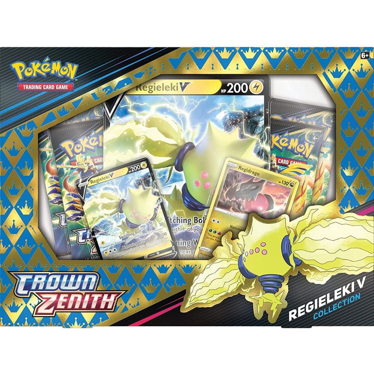 Tan Pokémon Crown Zenith Regieleki V Toyzoona pokemon-crown-zenith-regieleki-v-toyzoona.jpg Collectible Trading Cards