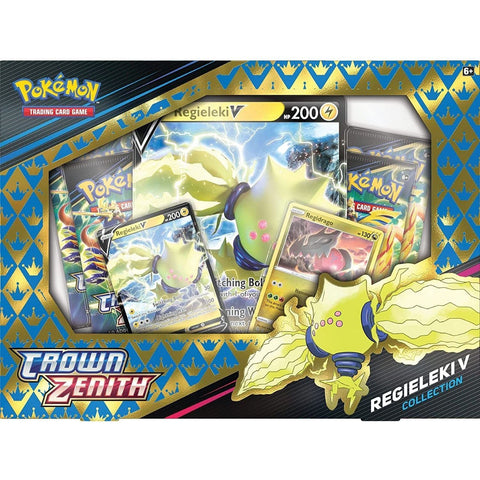 Tan Pokémon Crown Zenith Regieleki V Toyzoona pokemon-crown-zenith-regieleki-v-toyzoona.jpg Collectible Trading Cards