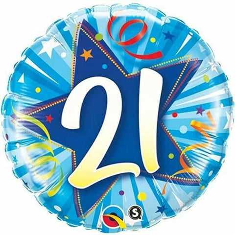 Steel Blue Qualatex 21 Bday 25247 Balloon – Fun 21st Birthday Party Decoration Toyzoona qualatex-21-bday-25247-balloon-toyzoona.jpg Gift, Party Goods & Wrapping Paper
