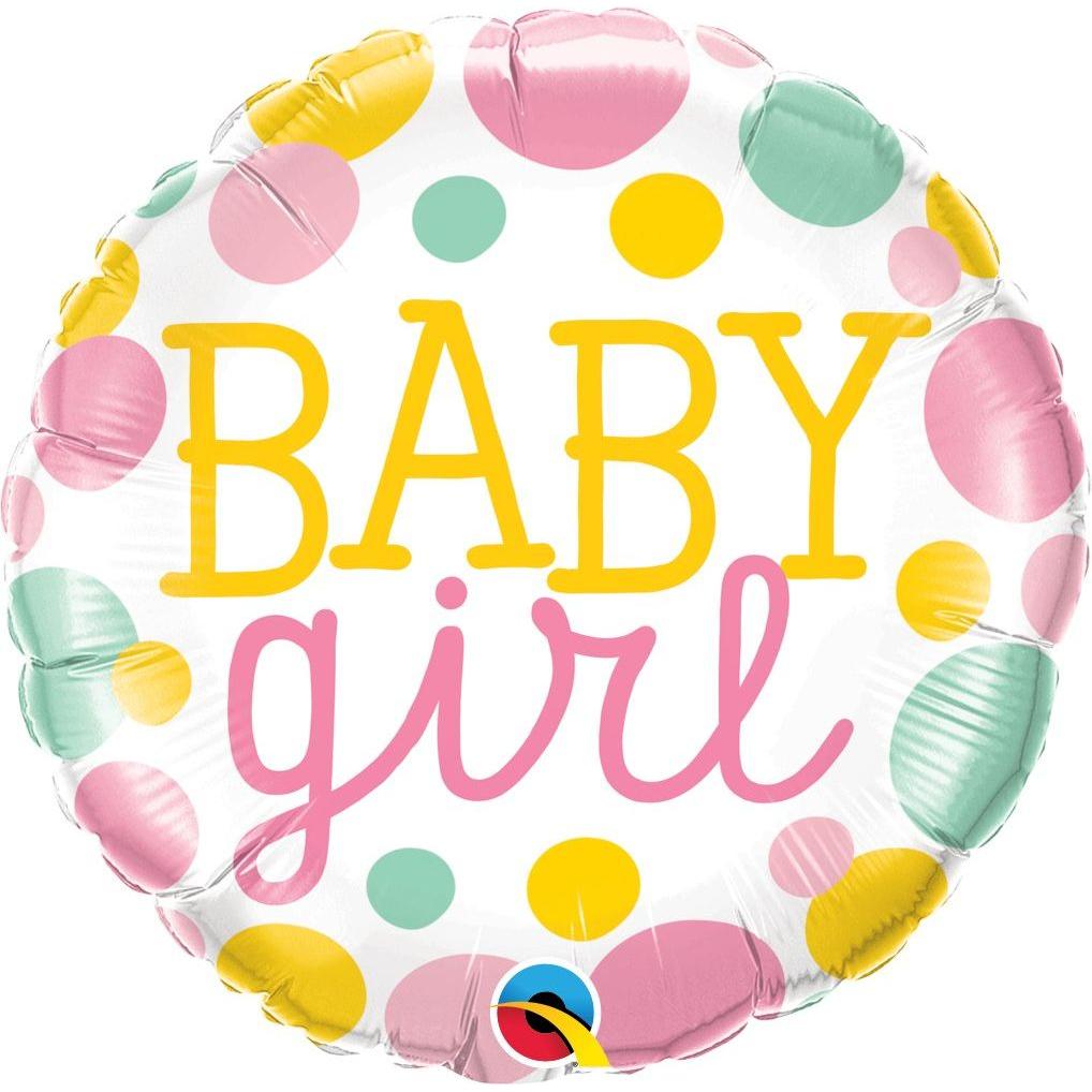 Light Gray Qualatex Baby Girl Polka 55388 Balloon Toyzoona qualatex-baby-girl-polka-55388-balloon-toyzoona.jpg Gift, Party Goods & Wrapping Paper