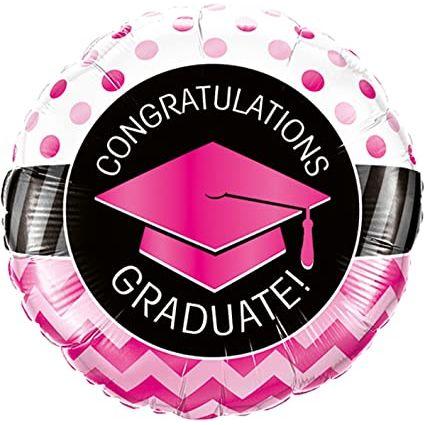 Thistle Qualatex Congrats Pink Black 47511 Balloon – Bold Balloon for Graduation Celebrations Toyzoona qualatex-congrats-pink-black-47511-toyzoona.jpg Gift, Party Goods & Wrapping Paper
