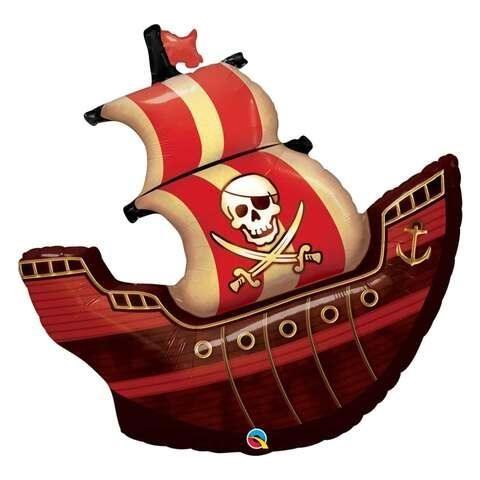 Saddle Brown Qualatex Pirate Ship 16439 Balloon Toyzoona qualatex-pirate-ship-16439-balloon-toyzoona.jpg Gift, Party Goods & Wrapping Paper