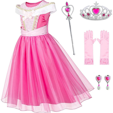 Hot Pink Sleeping Beauty Dress for Fairytale Loving Kids Toyzoona sleeping-beauty-dress-toyzoona.jpg Costume, Dress Up and Apparel