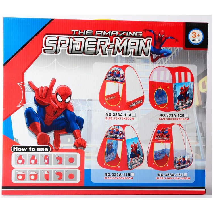 Light Gray Spider Man Tent 20 Balls - Play Space for Little Heroes Toyzoona spider-man-tent-20-balls-toyzoona.jpg Infant Toys