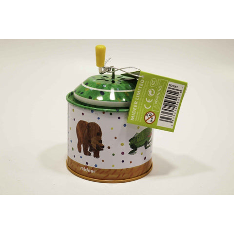 Light Gray Tin Muscial Box Brown Bear Toyzoona tin-muscial-box-brown-bear-toyzoona.jpg Infant Toys
