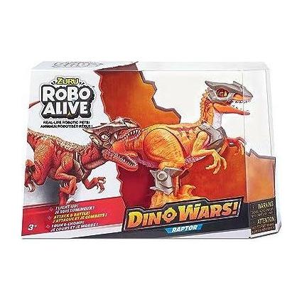 Antique White Robo Alive Dino Wars Raptor Toy 7133 by ZURU Toyzoona zuru-robo-alive-dinosaur-raptor-7133-toyzoona-1.jpg Action Toys