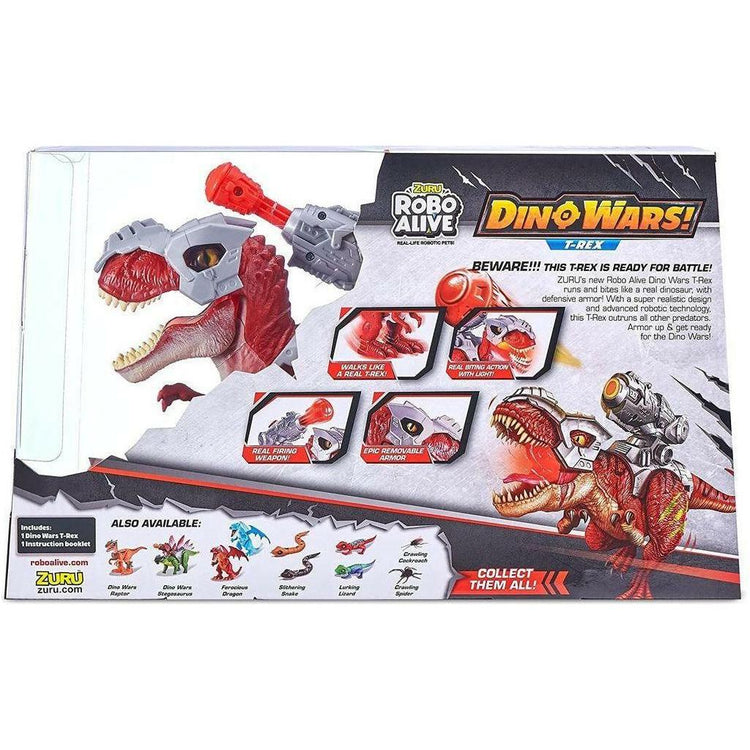 Dark Slate Gray Robo Alive Dino Wars T-Rex Toy 7132 by ZURU Toyzoona zuru-robo-alive-dinosaur-t-rex-7132-toyzoona-4.jpg Action Toys