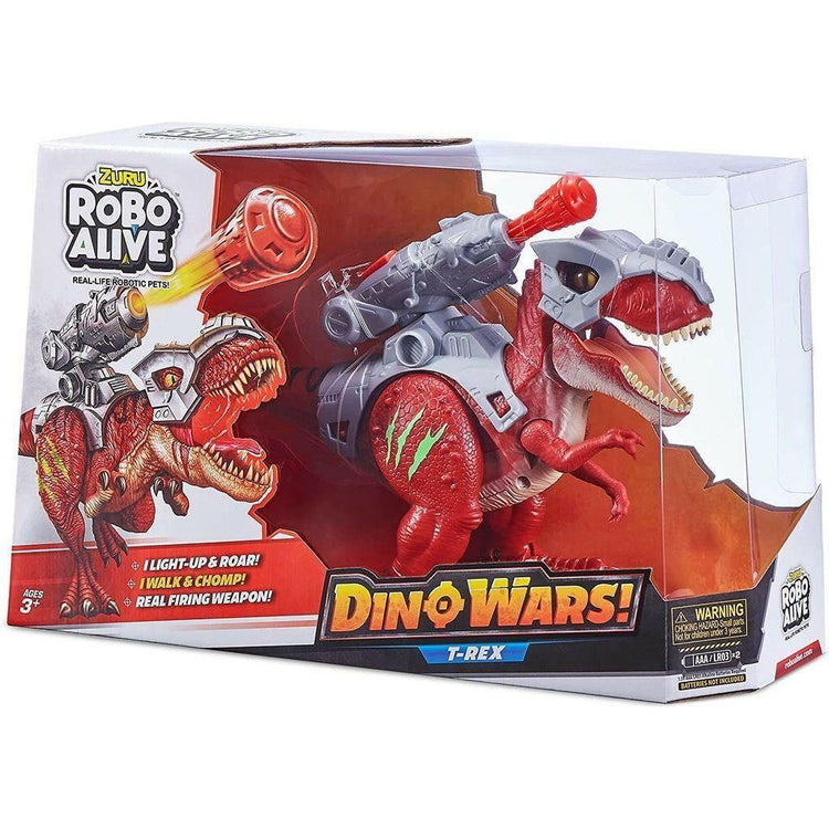 Light Gray Robo Alive Dino Wars T-Rex Toy 7132 by ZURU Toyzoona zuru-robo-alive-dinosaur-t-rex-7132-toyzoona-5.jpg Action Toys