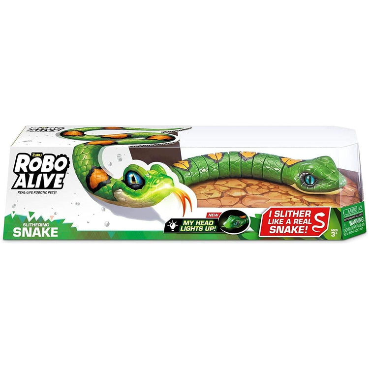 Dark Slate Gray Robo Alive Slithering Snake Robotic Toy 7150 by ZURU Toyzoona zuru-robo-alive-robotic-snake-7150-toyzoona-1.jpg Action Toys