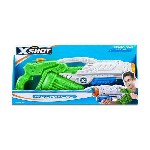 Light Sea Green XSHOT Water Warfare Hydro Hurricane Water Blaster 5641 by ZURU HALSON ENTERPRISE zuru-x-shot-watergun-hurricane-5641-toyzoona.jpg Battling Toys